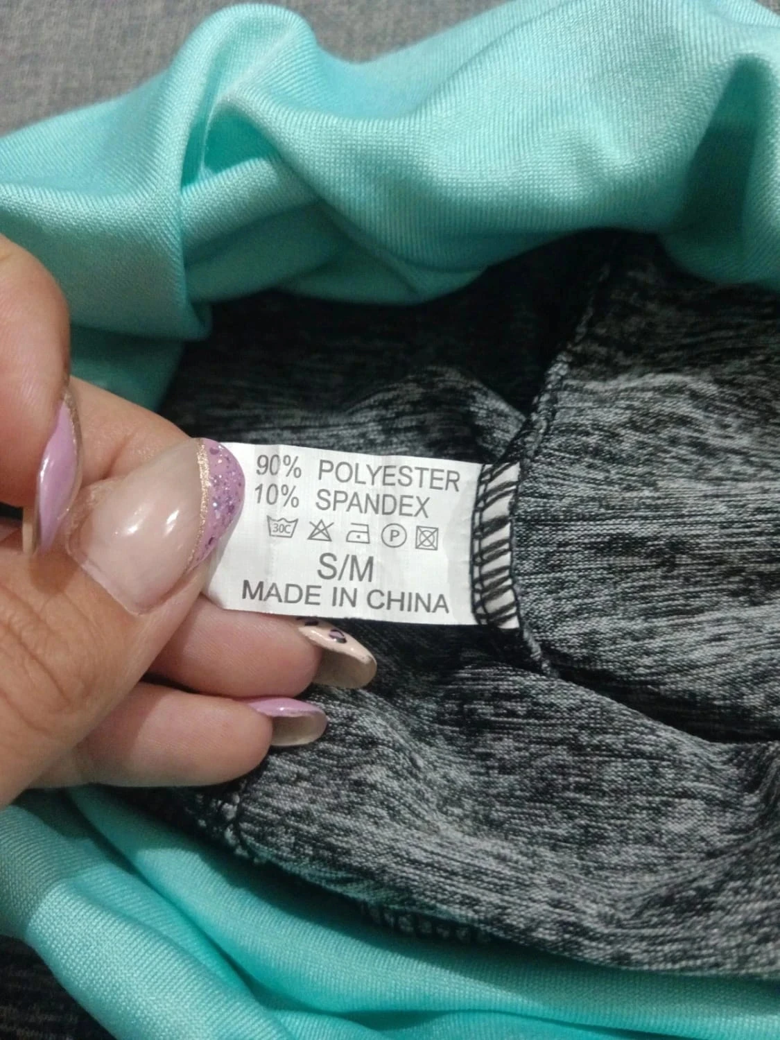 C57 grey leggings S/M – photo 3